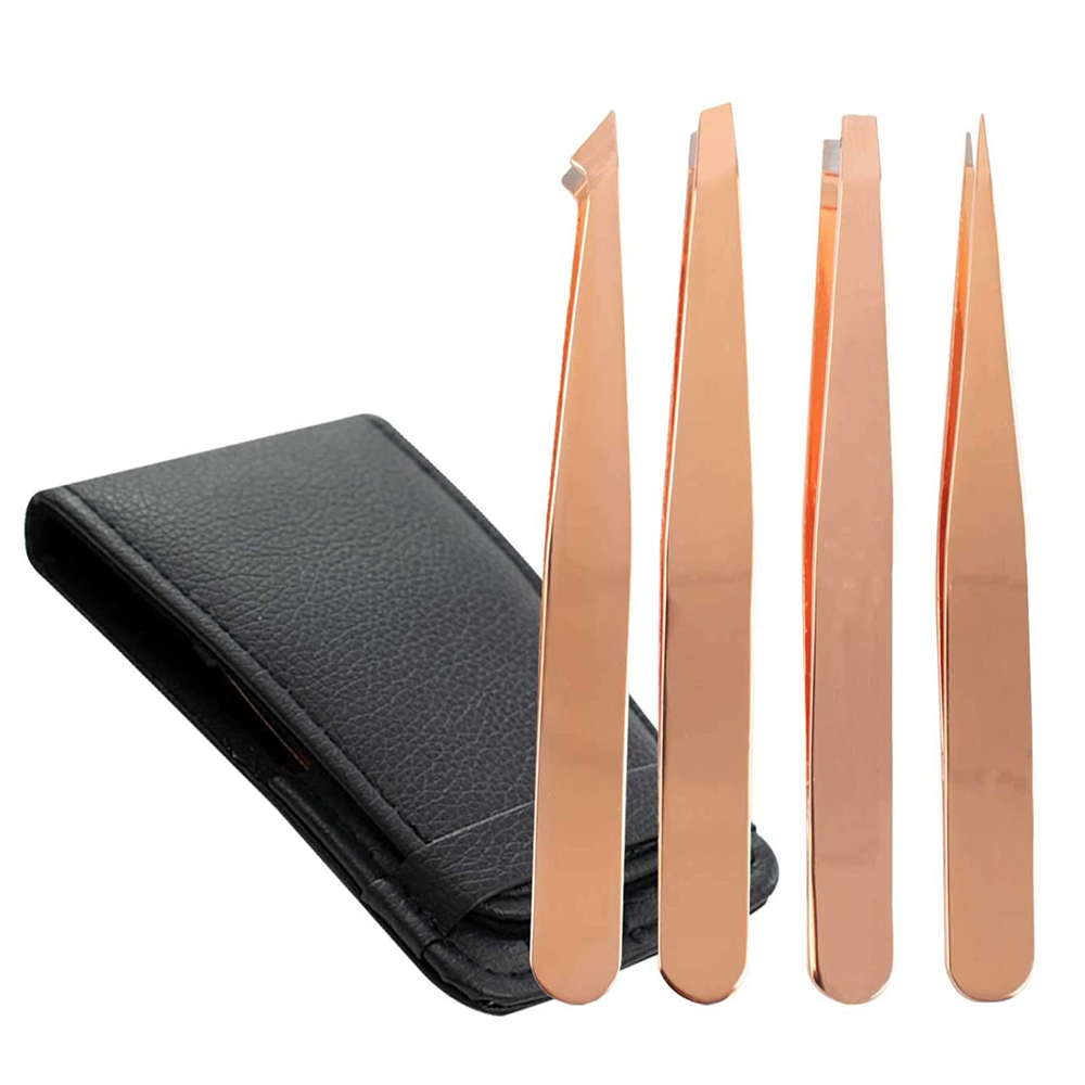 Rose Gold Beauty Tweezer Kit